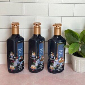 Bath and Bodyworks Coconut Angel Cake Gel Hand soap (set of 3)